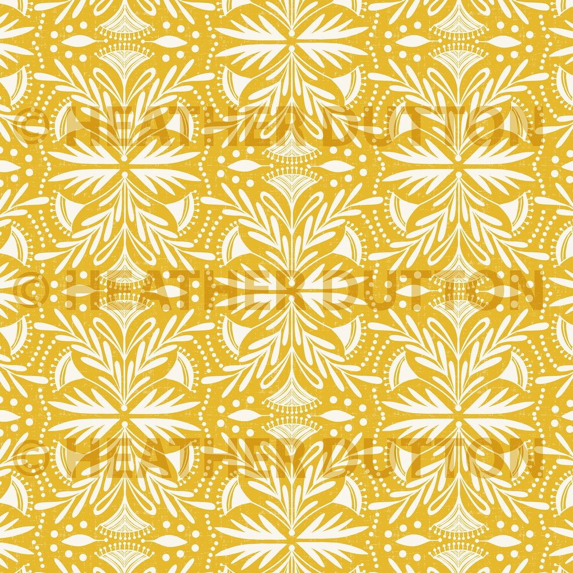 Wall Mural / Removable Wall Mural / Yellow Wall Mural Etsy