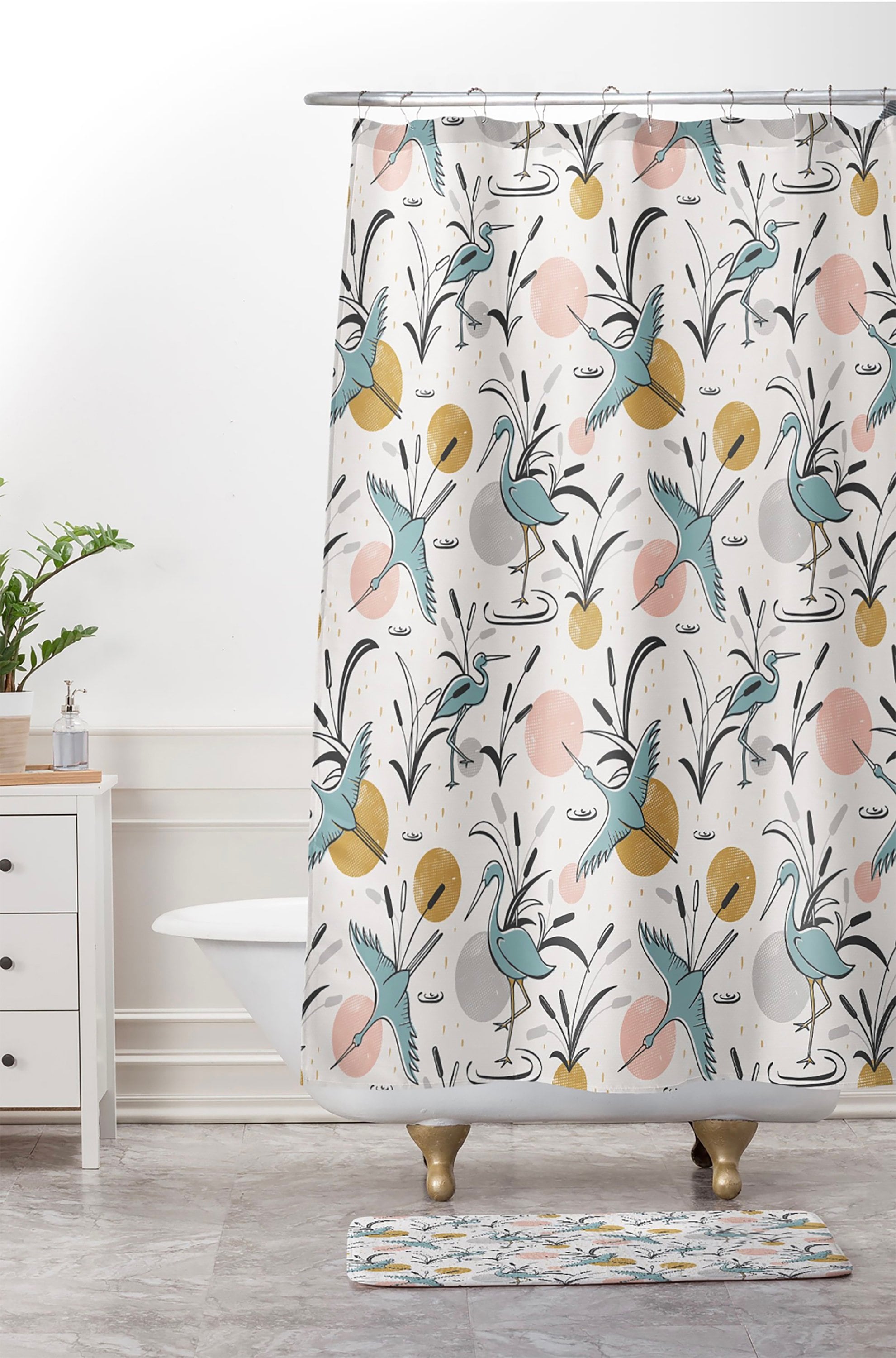Bohemian Shower Curtain Cream Bathroom Bohemian Shower Curtain Cream, Bohemian Style Shower Curtains