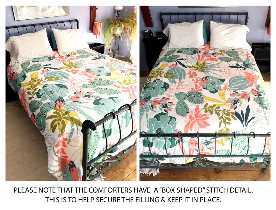 Minimalist Comforter / Lightweight Comforter / Geometric - Etsy