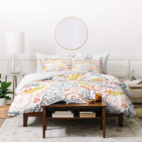 Floral Duvet Cover Lightweight Duvet Summer Bedding Etsy