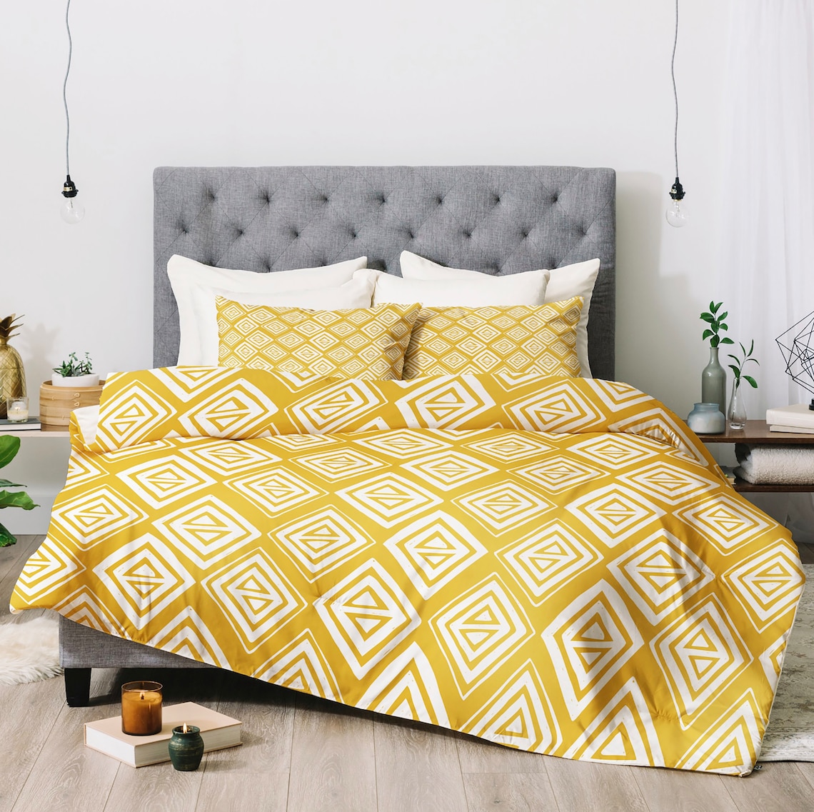 Yellow Comforter / Bedding / Queen Comforter / King Comforter Etsy