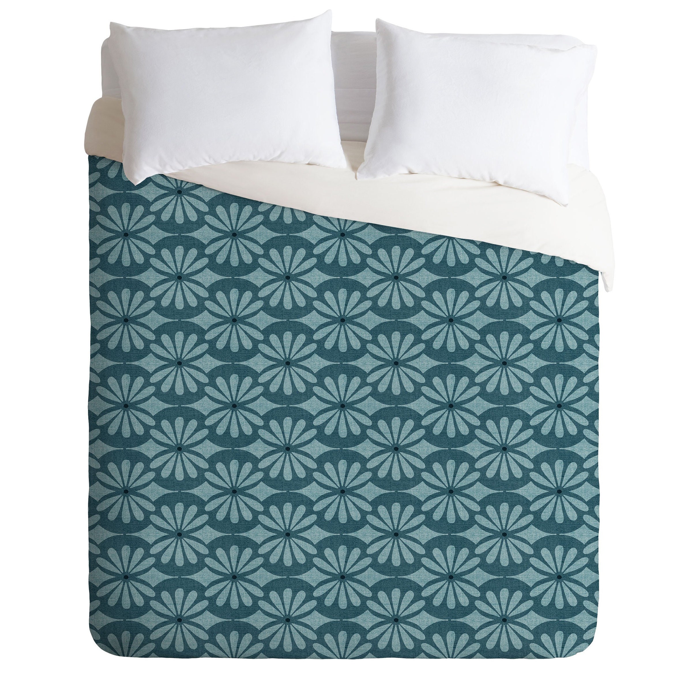 Boho Duvet Cover / Teal Duvet Cover / Duvet Cover Queen / Etsy