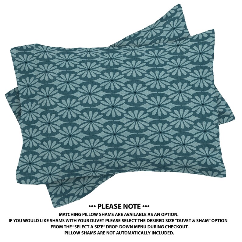 Boho Duvet Cover / Teal Duvet Cover / Duvet Cover Queen / Etsy