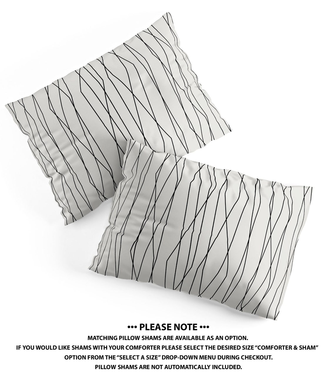 Minimalist Comforter / Lightweight Comforter / Geometric - Etsy