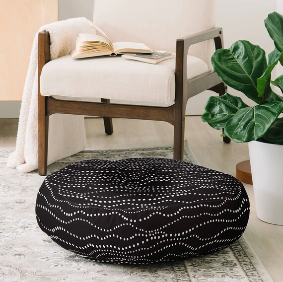 Floor Pillows Floor Seating Floor Cushions Black Etsy