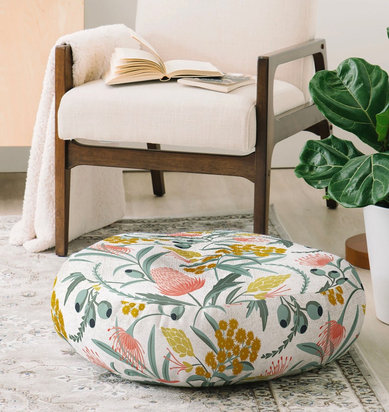 Boho Floor Pillow // Floor Cushion // Meditation Pillow // Etsy