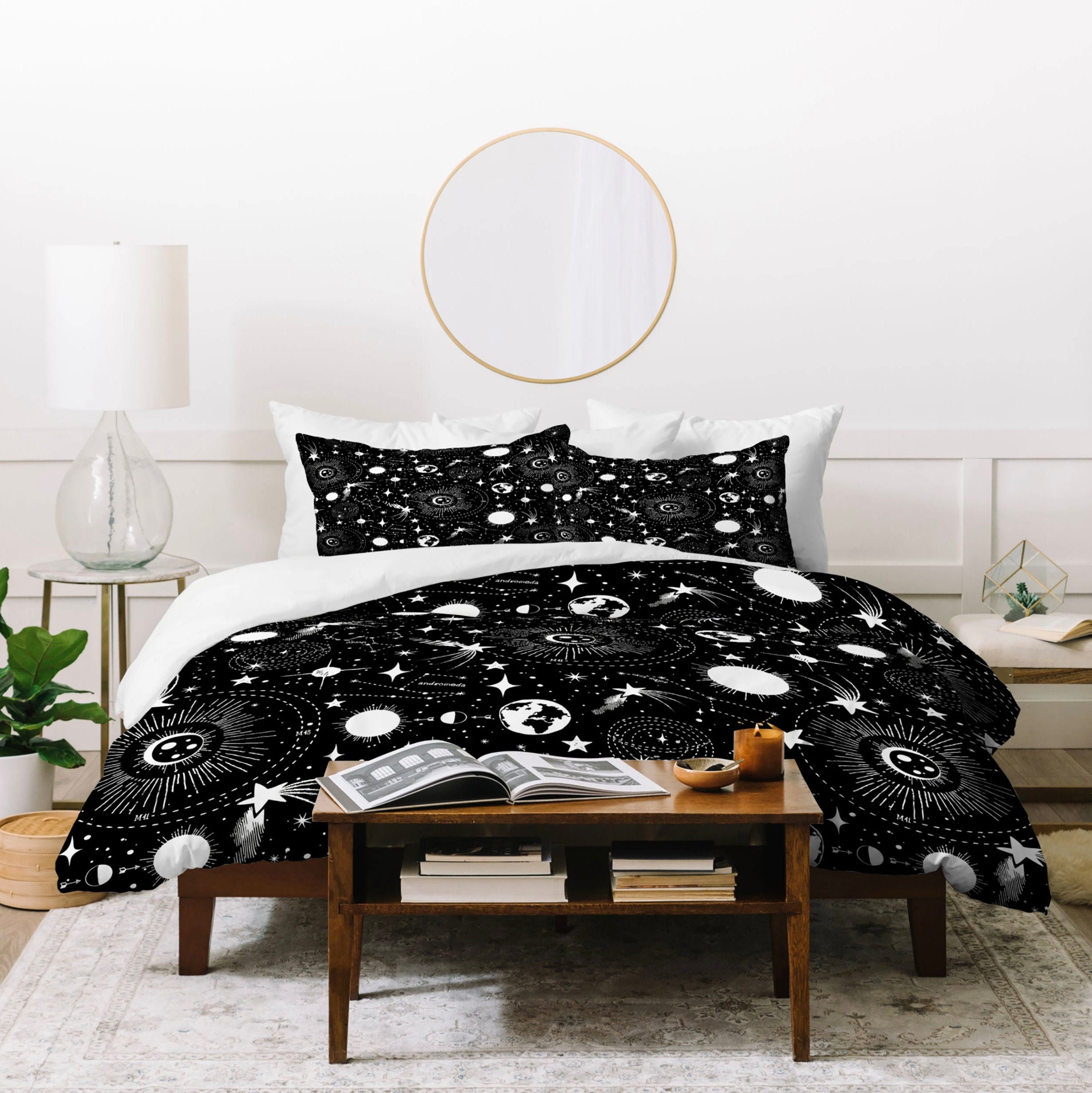 Organic Half Moon Duvet Cover & Shams