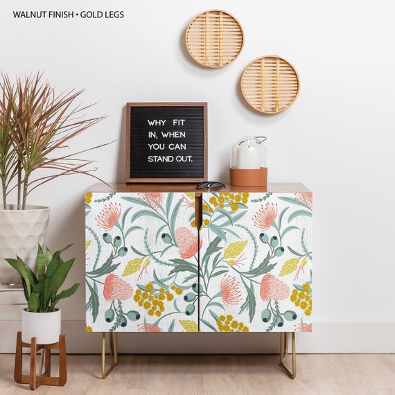 Floral credenza deals