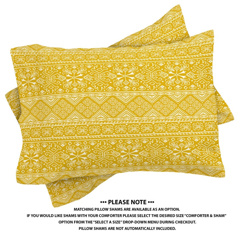 Boho Yellow Comforter / Lightweight Comforter / Queen Etsy