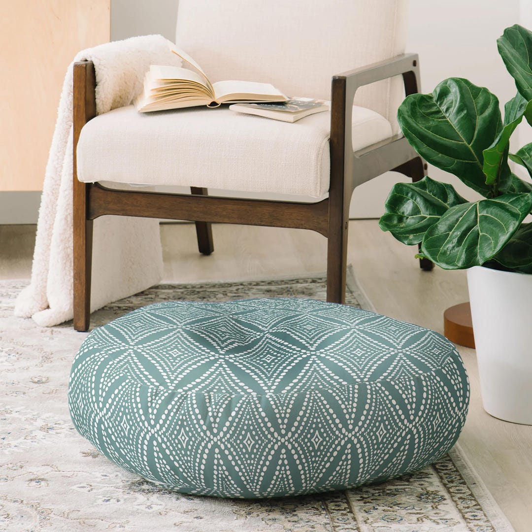 Sage Green Floor Pillow, Boho Meditation Cushion - Etsy