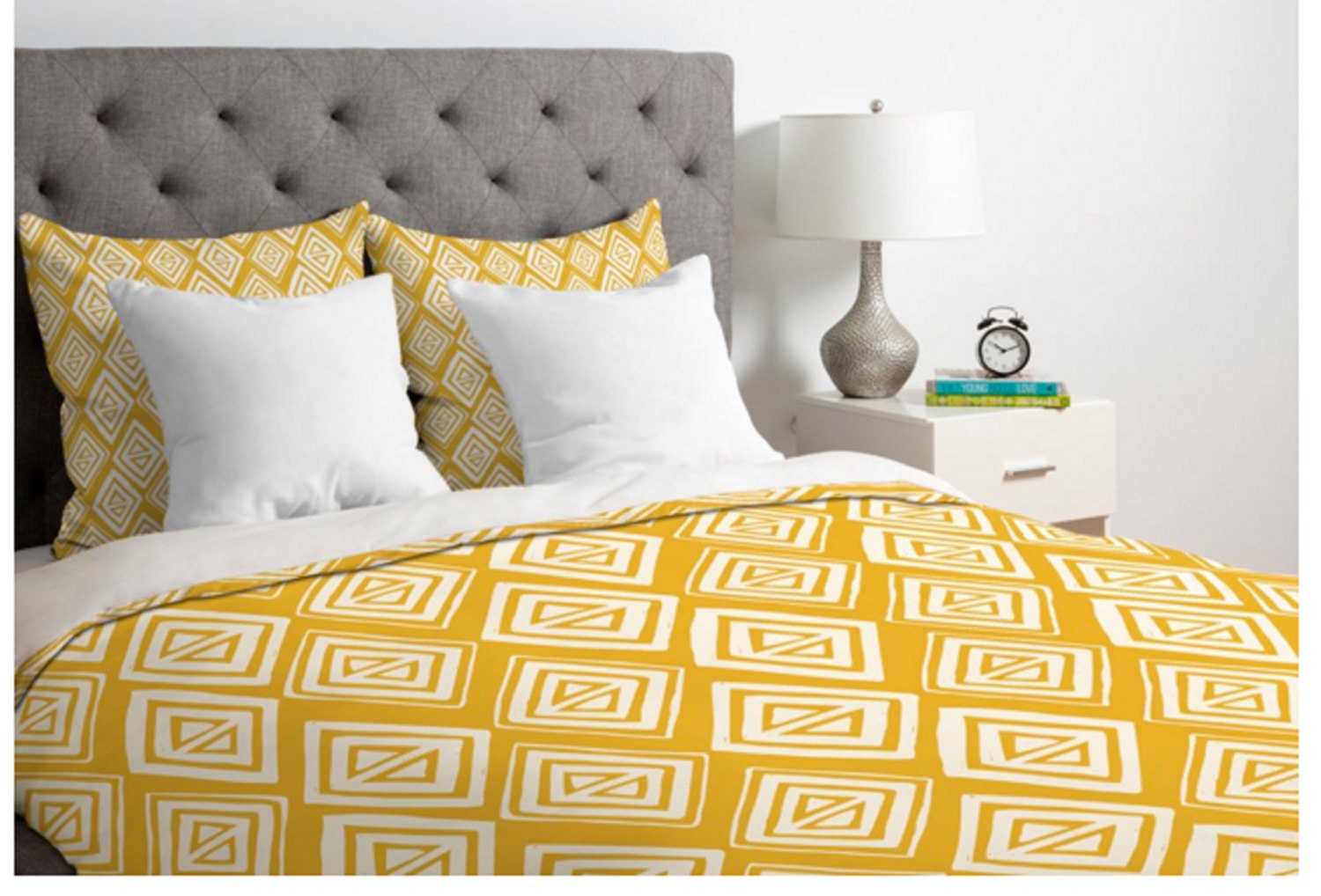 Yellow Duvet Cover // Twin Queen King Sizes // Bedding // Etsy
