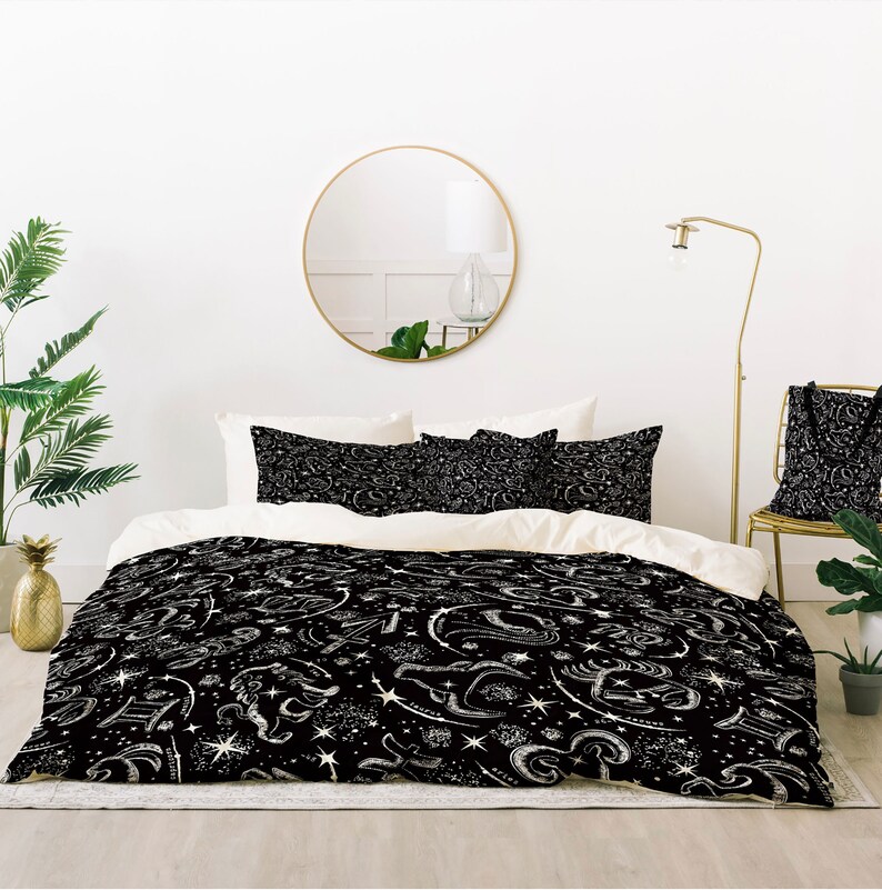 Astrology Comforter / Celestial Decor / King Comforter / Queen Etsy