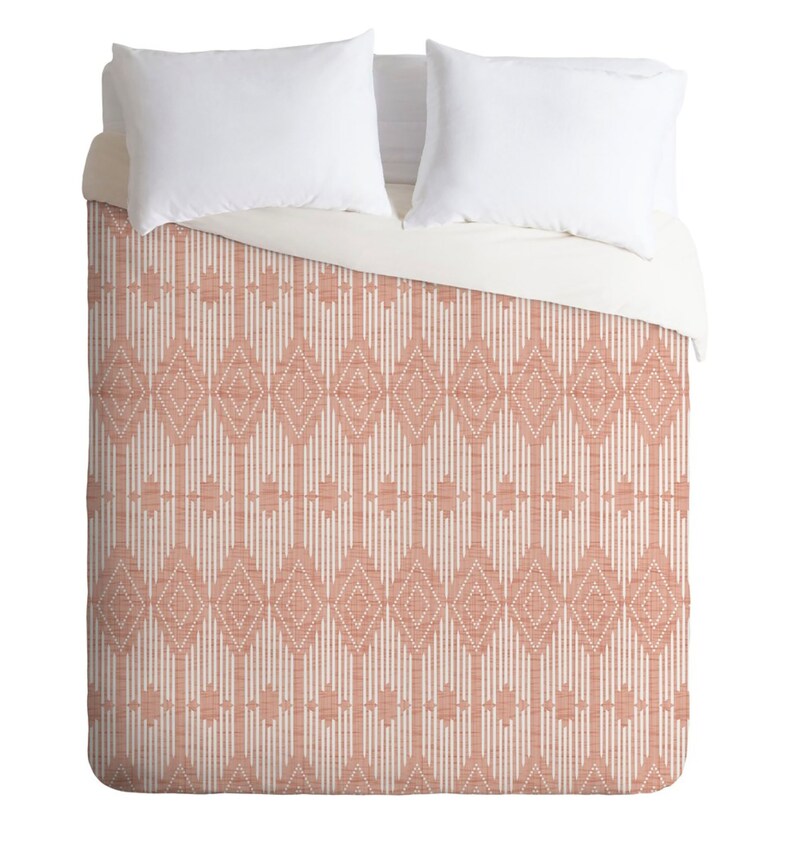 Pink Duvet Cover / Lightweight Duvet / Queen Duvet Cover / Etsy