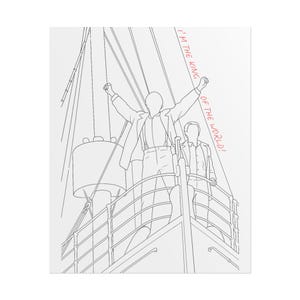 Titanic Movie Quote Poster: 90s Nostalgic Home Wall Art