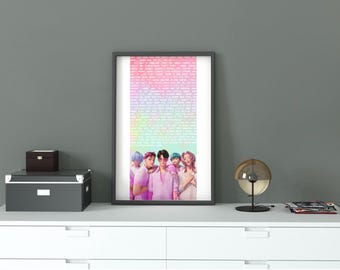 K-Pop Demon Hunters Print - Testo della canzone Saja Boys Soda Pop