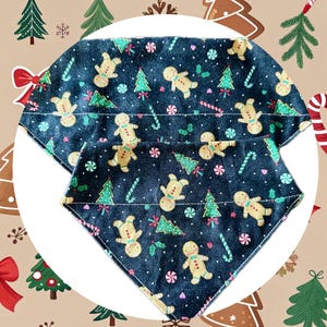 Christmas: Gingerbread Man - Pet's Scrunchie or Over-The-Collar
