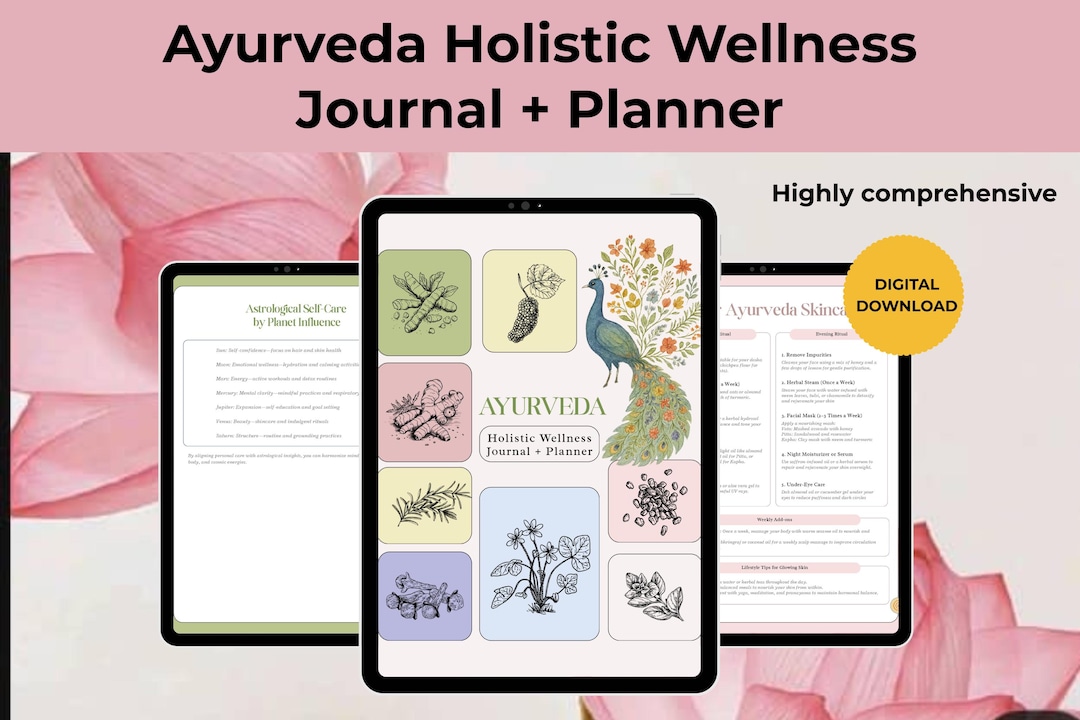 Printable Wellness Journal Selfcare Planner Morning Daily Affirmation ...