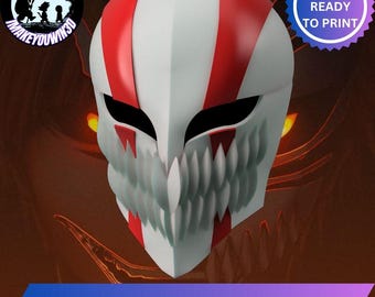 Hollow Mask | 3D Model for anime cosplay FDM 3D Printing
