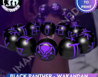 Wakandan Kimoyo Beads 3D Model: Black Panther Cosplay Prop (STL File)