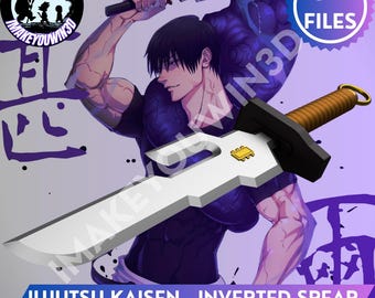 Jujutsu Kaisen - Inverted Spear of Heaven Cosplay 3D Model