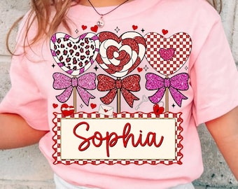 Girly Valentine Custom Name Png Design, Valentine Kid Toddler Name Png, Custom Valentine Glitter Png, Valentine Bow, Valentine Sublimation
