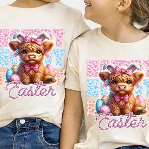 Hola Pascua Png, Linda Vaca De Las Tierras Altas De Pascua, Orejas De Conejo De Pascua Occidental Png, Ganado De Pascua Png, Feliz Pascua Png, Diseño De Camiseta De Pascua Retro
