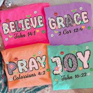 Leopard Bible Bundle Doodle Png, Grace Joy Pray Believe Design, Checkered Jesus Png, Jesus Christian Sublimation, Bible Verse Design