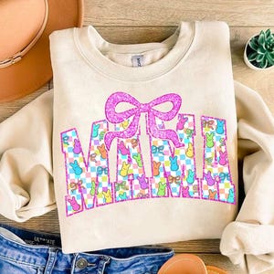 Glitter Coquette Mama Easter Bundle Png, Happy Easter PNG, Checkered Easter Png, Retro Easter Egg Png, Easter Bunny Png, Glitter Spring Png