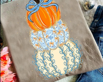 Coquette Pumpkin Grandmillennial PNG, Grandmillennial Coquette PNG, Fall PNG, Pumpkin Png, Fall Bow Png, Grand Png, Trendy Png, Preppy Png
