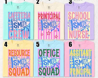 Custom Stripes School Staff Matching Design Png, School Occupations Png, Back to School, Assistant Principal Pennant Flag, 1st Day of School