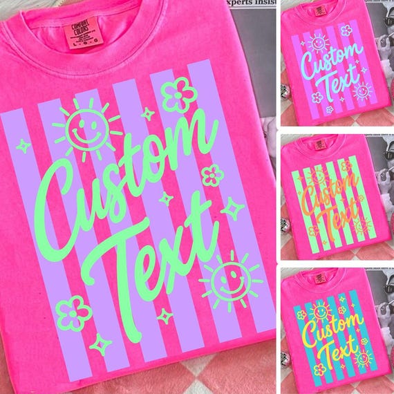 Custom Text Summer Striped Png, Beach Life Png Bundle, Sweet Summer Time PNG, Neon Trendy Summer Vibes, Distressed Beach PNG,Salty Png