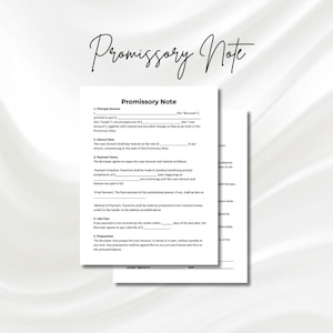 Orderbriefje, promessesjabloon, pdf-opdracht leningovereenkomst