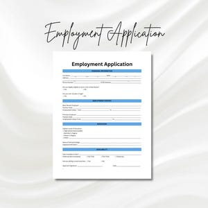 就職応募テンプレート、就職申込書、編集可能な就職応募フォーム