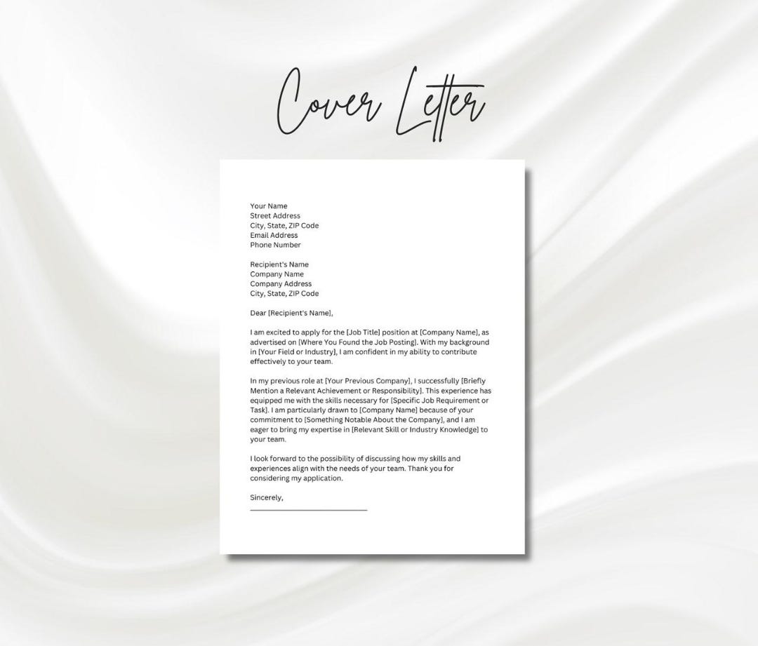 SAMPLE COVER LETTER FOR JOB APPLICATION TEMPLATE visual data 6