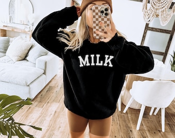 Melk ronde hals | Proud-borstvoeding | Mom Life-trui | Cadeau voor kersverse moeder | Sweater van Dairy Lover