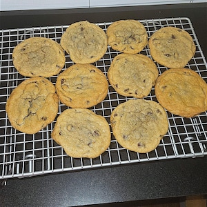 Chocolate chip cookies - handmade from scratch - large cookies