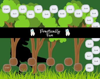Multiplication Race (Numbers 1-12)