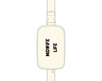 Borsa a tracolla Midwife Life Explorer / Pochette ricamata