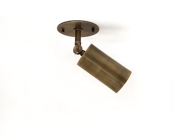 Adjustable Brass Ceiling light, Spotlight,Handmade Modern Light. No.0107