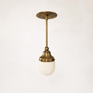 Brass Pendant Light, Minimalist Kitchen Lighting， Mid-Century Modern Light. No.0139