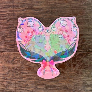 Valentinstags Frösche Sticker