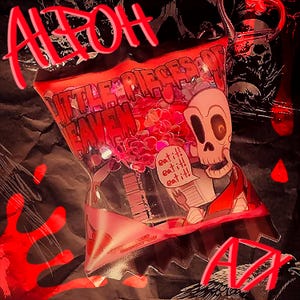 Llavero agitador de bolsa de caramelos de Avenged Sevenfold "A Little Piece of Heaven"