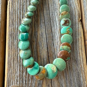 Genuine Turquoise Beaded Necklace, Turquoise Jewelry, Western Necklace, Unique Gifts for Her, Birthday Gift, Turquoise Lover, Handmade Gift