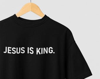 Jesus is King T-shirt, Christian Apparel, The king is coming, Christian T-shirt, Religious gift, Faith shirt for man and woman, Bible shirt