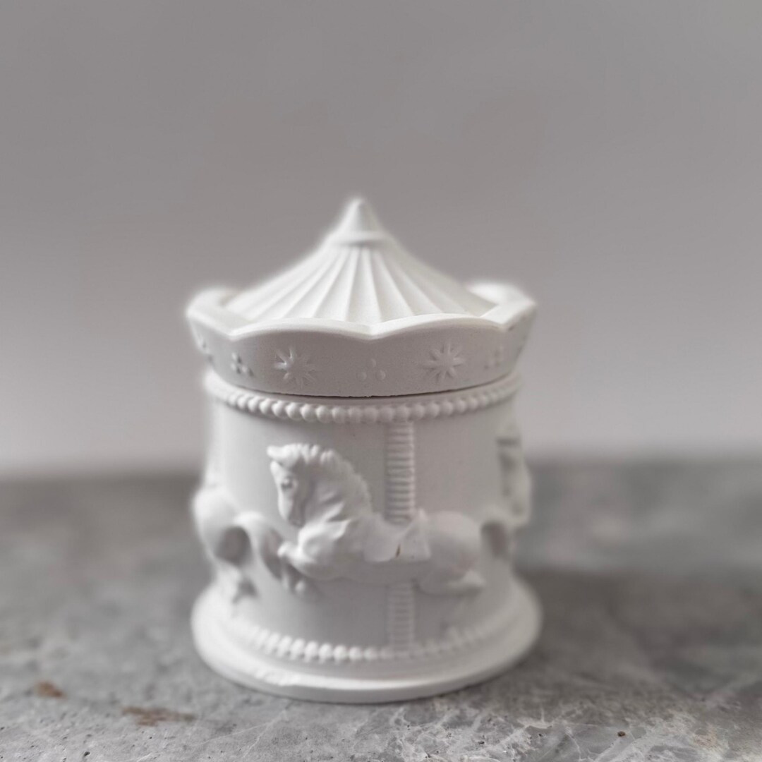 Handmade Carousel Horse Candle Gift, Colorful Candle Jar for Weddings ...