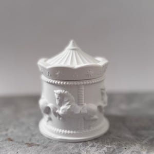 Handmade Carousel Horse Candle Gift, Colorful Candle Jar for Weddings, Unique Candle Decor, Wholesale Carousel Candle, Christmas Gift Candle