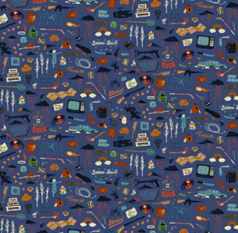 Inspired by the Stranger Things Fan Art Fabrics Leggings