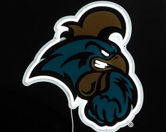 Coastal Carolina Chanticleers LED Neon Sign - Standard (13.58" x 15")