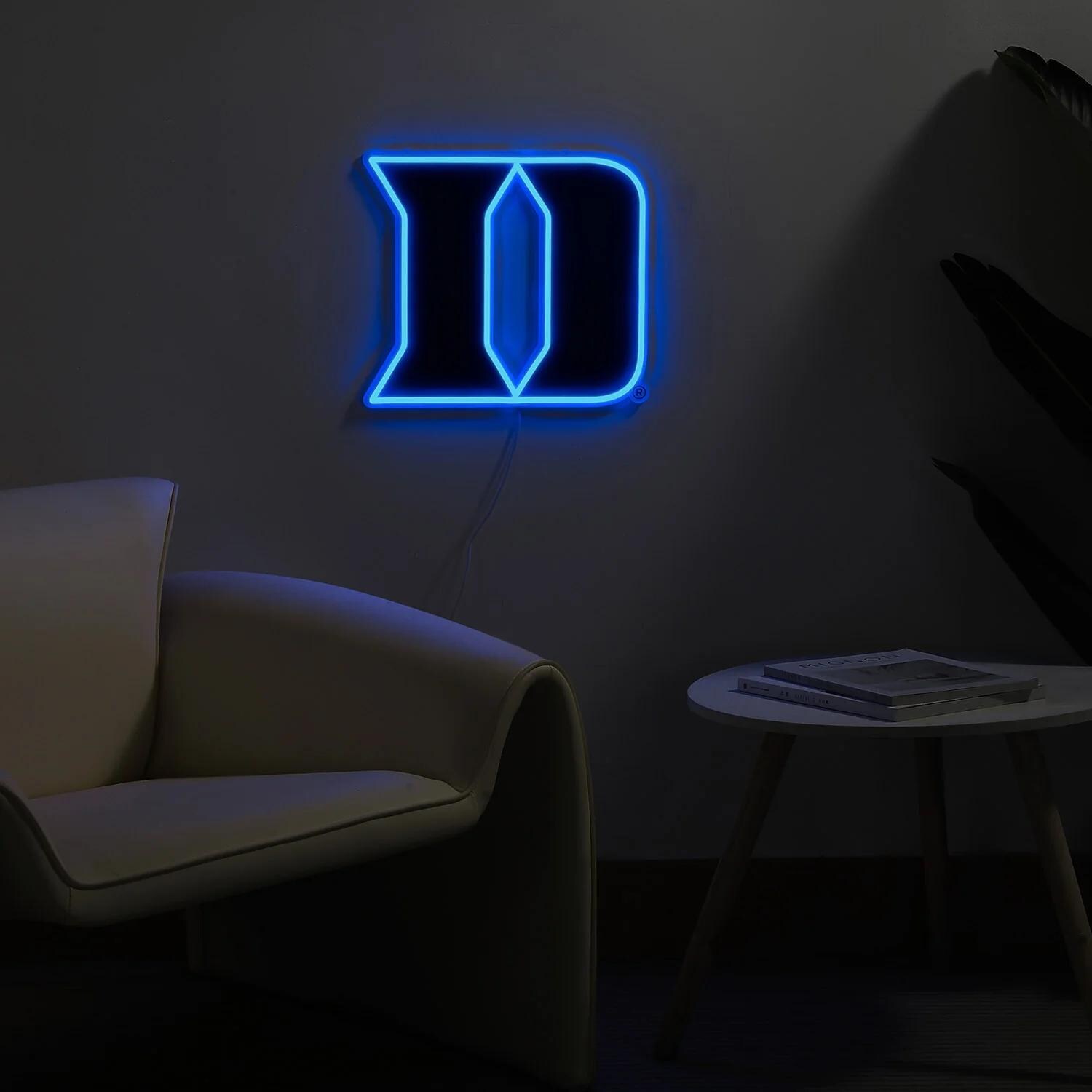 Iron Duke D Logo LED Neon Sign - Standard (15