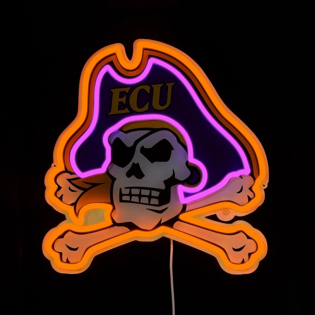 ECU Pirates LED Neon Sign - Etsy